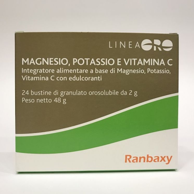 Linea Oro Ranbaxy Magnesio, Potassio e Vitamina C 24 bustine