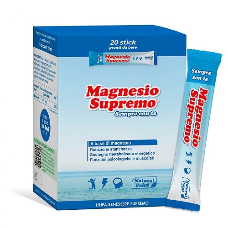 Magnesio Supremo 20 Stick Sempre con Te
