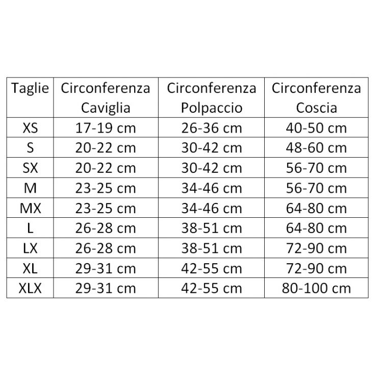 Mediven Thrombexin 18 Calze Coscia Autoreggenti Taglia XS 1 Paio
