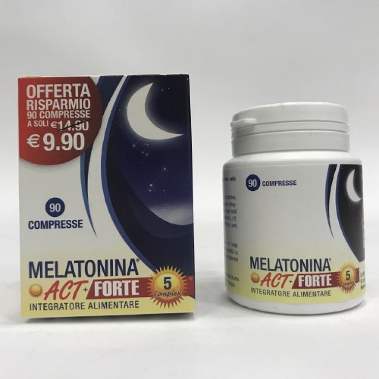 Melatonina Act+ Forte 5 Complex 90 Compresse