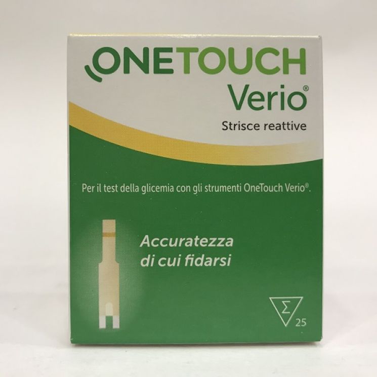 OneTouch Verio Strisce Reattive 25 Pezzi