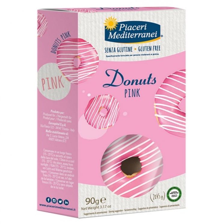 Piaceri Mediterranei Donuts Pink 90g