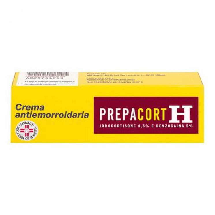 Prepacorth Crema 20 g 0,5 g+5g/100g Crema Rettale..