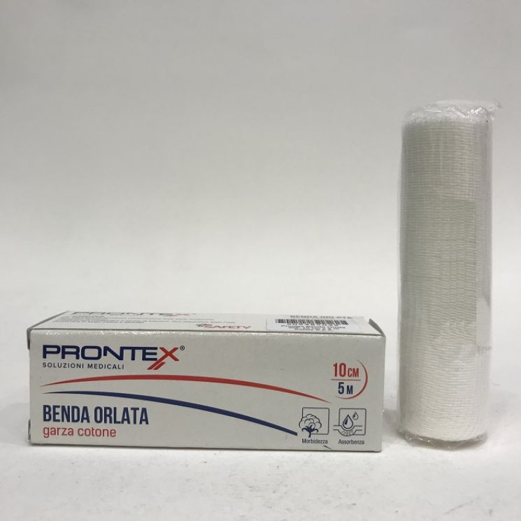 Prontex Benda Orlata Garza Cotone 10cmx5m