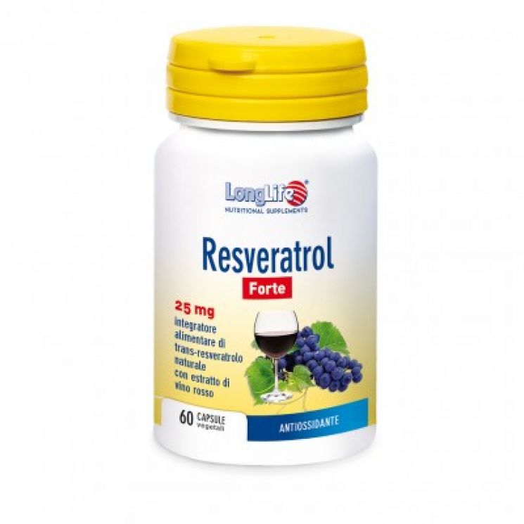 Longlife Resveratrol Forte 25 mg 60 Capsule 935793442