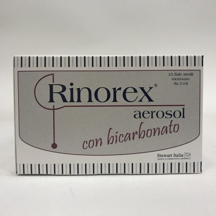 RINOREX AEROSOL CON BICARBONATO 25FLACONCINIX3ML