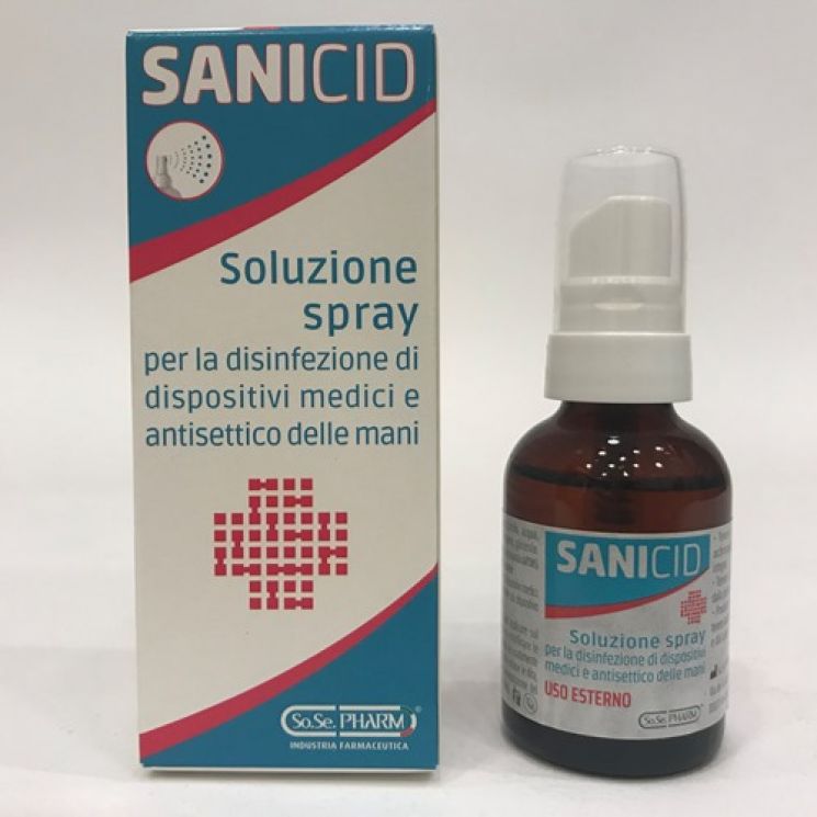 Sanicid Disinfettante Spray 30 ml fronte