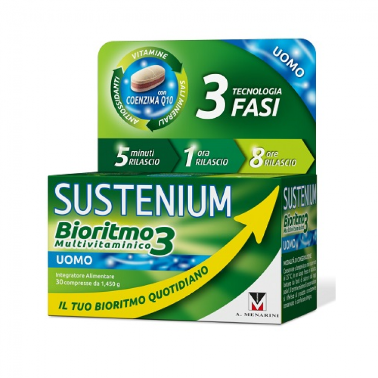 Sustenium Bioritmo3 Multivitaminico Uomo 30 Compresse
