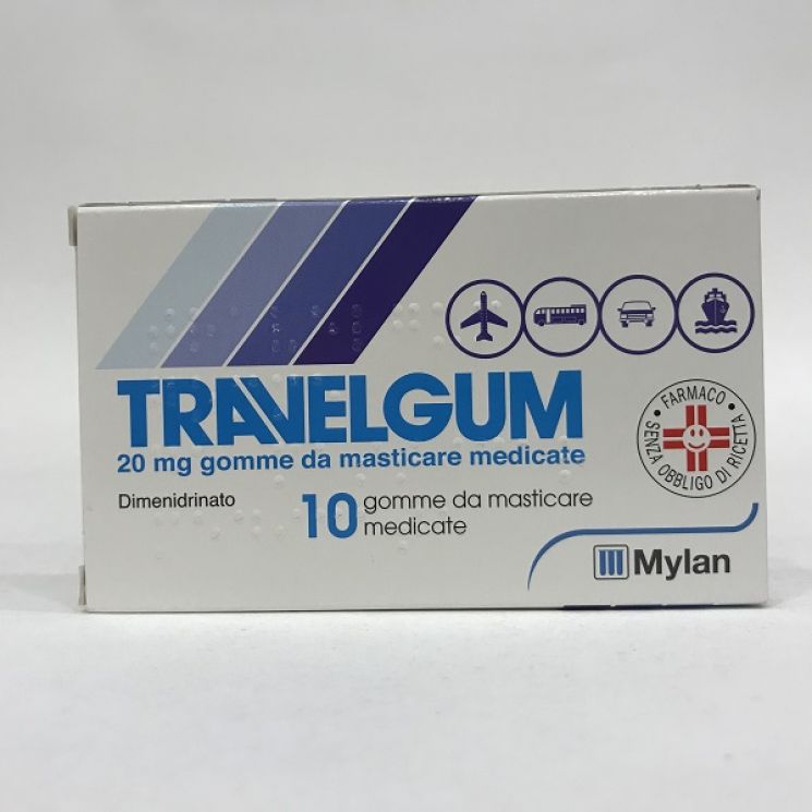 Travelgum 10 Gomme Masticabili 20 mg