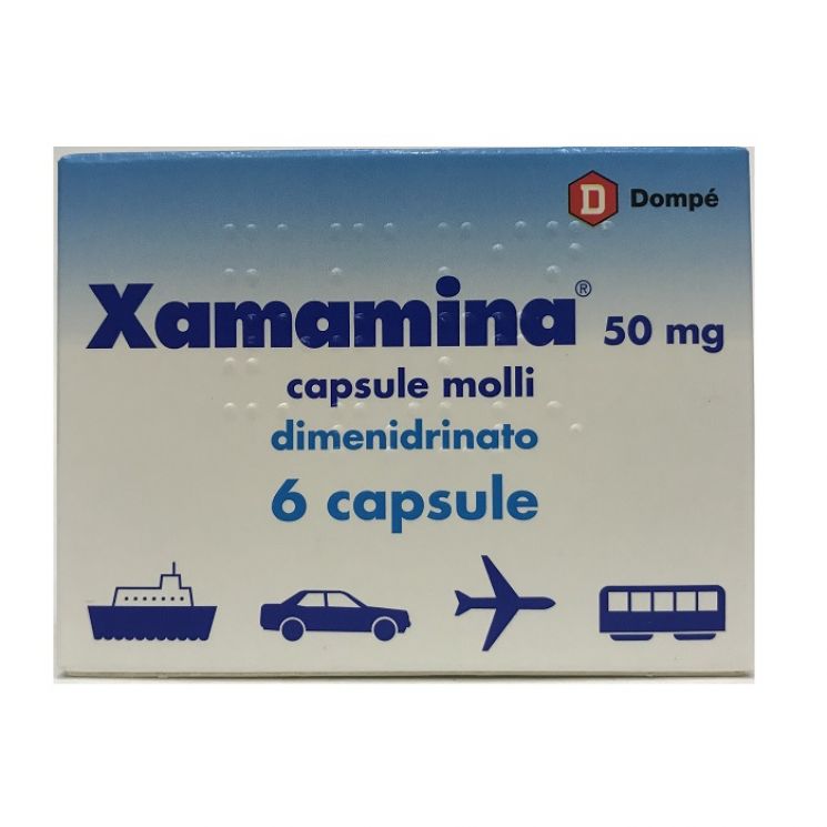 Xamamina 50 mg 6 capsule