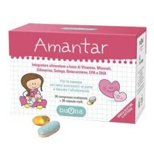 Amantar 20 Compresse +20 Capsule Integratori per gravidanza e allattamento 