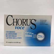 Chorus Voce 30 Compresse Prodotti per gola, bocca e labbra 
