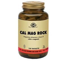 Cal Mag Rock Solgar 100 Tavolette Integratori Sali Minerali 