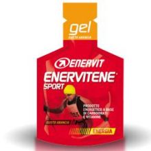 Enervit Enervitene Sport Gel Pack Gusto Arancia da 25ml 24 Pezzi Integratori Per Gli Sportivi 