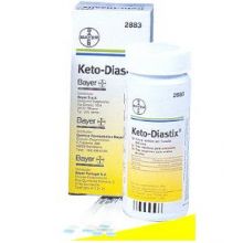 Keto-Diastix Glucosio Corpi Chetonici Urina 50 Strisce Urinocoltura 