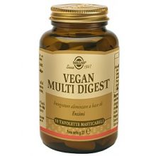 Vegan Multi Digest 50 Tavolette Masticabili Digestione e Depurazione 