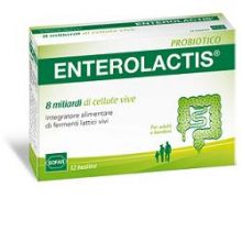 Enterolactis Probiotico 12 Bustine Fermenti lattici 