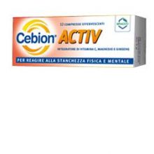 Cebion Activ 12 Compresse Effervescenti Gusto Limone Prevenzione e benessere 