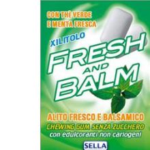 FRESH AND BALM CHEWING GUM 28G Spray per l'alito e chewing gum 
