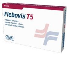 Flebovis T5 20 Perle Colesterolo e circolazione 