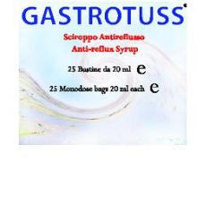 GASTROTUSS SCIROPPO ANTIREFLUSSO 25 BUSTINE DA 20ML Regolarità intestinale e problemi di stomaco 