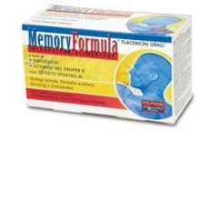 Memory Formula 10 Flaconcini Da 10ml Tonici e per la memoria 