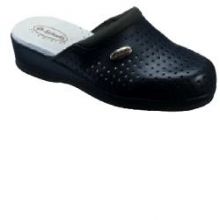 DR SCHOLL CLOG BACKGUARD BYCAST NAVY ZOCCOLO IN PELLE BLU MISURA 41 Altre calzature sanitarie 