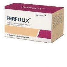Ferfolix 10 Flaconcini Integratore Ferro 