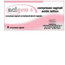 Acigen 4 Compresse Vaginali 8 Pezzi Ovuli vaginali e capsule 