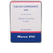 Calcio Carbonato Marco Viti 60 Compresse Integratori Sali Minerali 