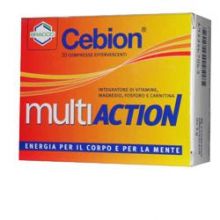 Cebion Multiaction 20 Compresse Effervescenti Aroma Arancia Tonici e per la memoria 