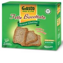 GIUSTO SENZA GLUTINE FETTE BISCOTTATE 250G Altri alimenti senza glutine 