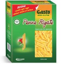 GIUSTO SENZA GLUTINE PENNE RIGATE 500G Pasta senza glutine 