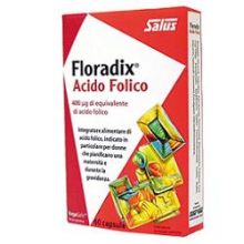 Floradix Acido Folico 60 Capsule Integratori per gravidanza e allattamento 