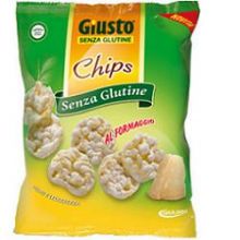 GIUSTO SENZA GLUTINE CHIPS AL FORMAGGIO 30G Altri alimenti senza glutine 