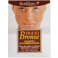 Incarose Maxi bronze Salviette viso autoabbronzanti 7 Pezzi Autoabbronzanti per viso e corpo 