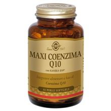 Maxi Coenzima Q10 Solgar 30 Perle Softgels Colesterolo e circolazione 