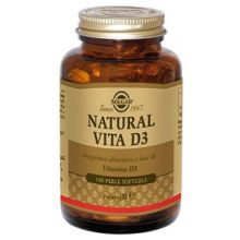 Natural Vita D3 Solgar 100 perle softgels Prevenzione e benessere 