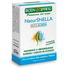Body Spring Natursnella Brucia & Drena 14 Bustine Orosolubili Controllo del peso 