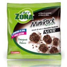 Enerzona Minirock Noir Gusto Cioccolato Fondente Minipack 24g Alimenti sostitutivi 