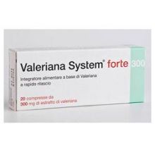 Valeriana System Forte 300 20 Compresse Calmanti e sonno 