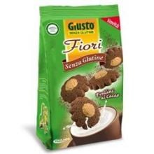 GIUSTO SENZA GLUTINE FIORI FROLLINI AL CACAO 200G Dolci senza glutine 