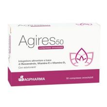 Agires50 30 Compresse Orosolubili Menopausa 