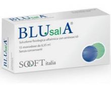 Blusal A 15 Flaconcini Monodose 0,3ml Lacrime artificiali 