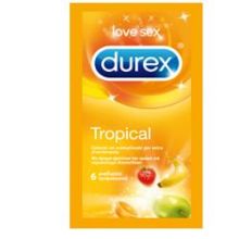 Durex Tropical Easy On 6 Pezzi Preservativi 