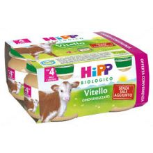 HIPP BIO OMOGENEIZZATO MULTIPACK DI VITELLO E POLLO 4 X 80G Omogeneizzati di carne 