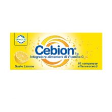 Cebion Vitamina C Limone 10 Compresse Effervescenti Prevenzione e benessere 