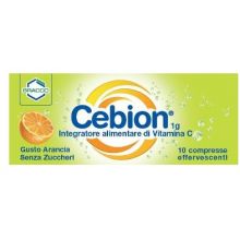 Cebion Vitamina C Senza Zucchero Arancia 10 Compresse Effervescenti Prevenzione e benessere 