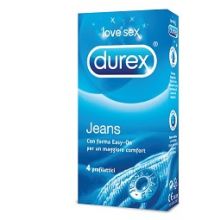 Durex Jeans Easy-On 4 Pezzi Preservativi 