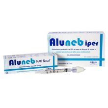 Aluneb Soluzione Ipertonica 3% Kit 20 Flaconcini 5ml + MAD Nasal Lavaggi nasali 